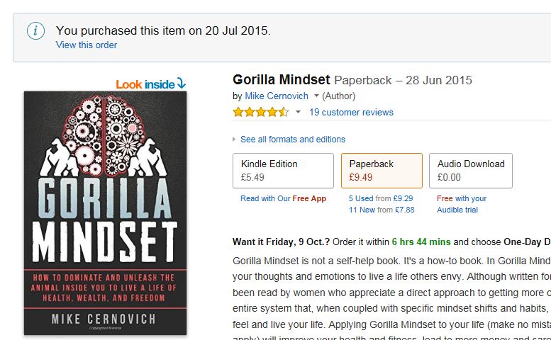 gorilla mindset review