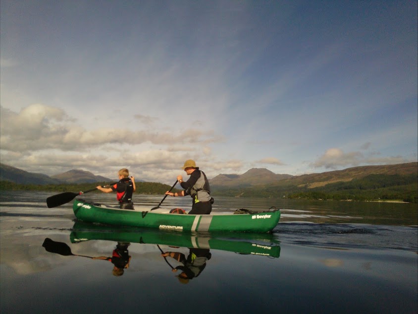 tom gold canoe this dad does loch lomond
