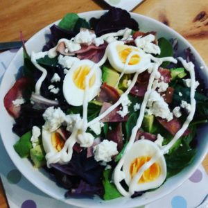 the art of eating egg and mayo salad